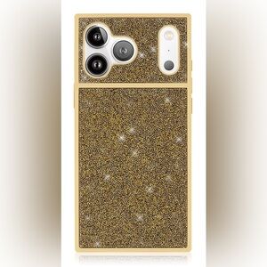 𝑭𝒍𝒂𝒖𝒏𝒕 Limited Edition SQUARE Crystal Elegance iPhone Case 13 Pro Max